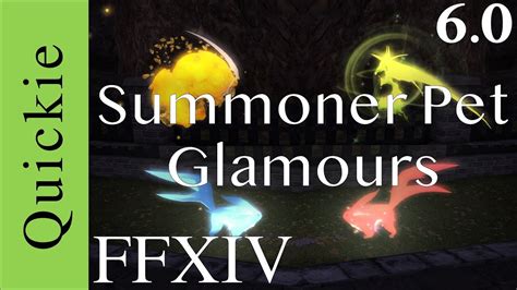 ffxiv summoner carbuncle glamour.